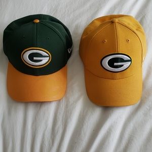 Two Green Bay Packers Hats